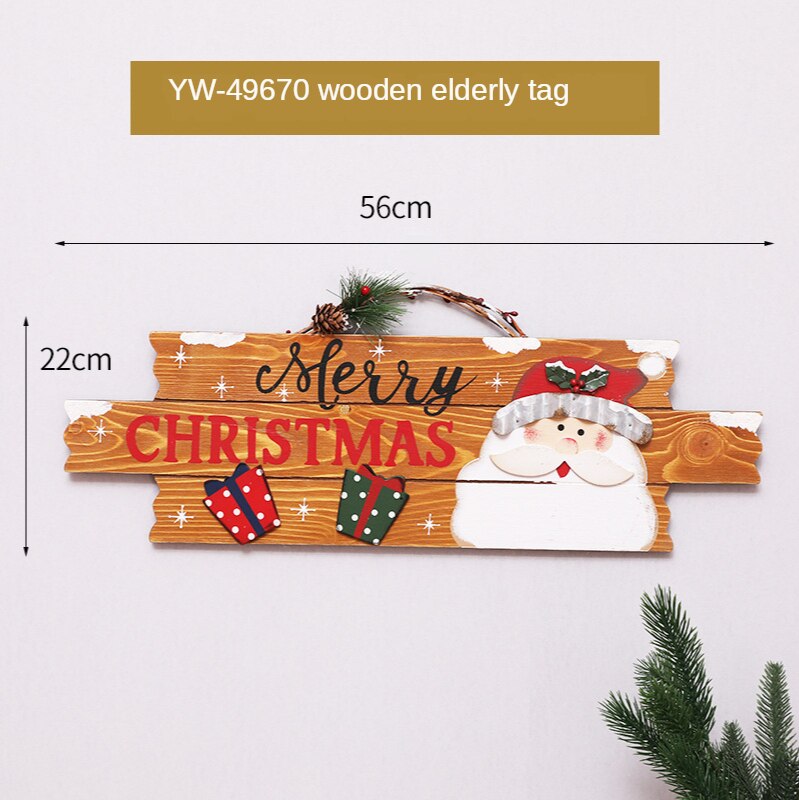 Christmas Decor Floor Letterbox Postbox Home Outdoor Wood Christmas Party Decora