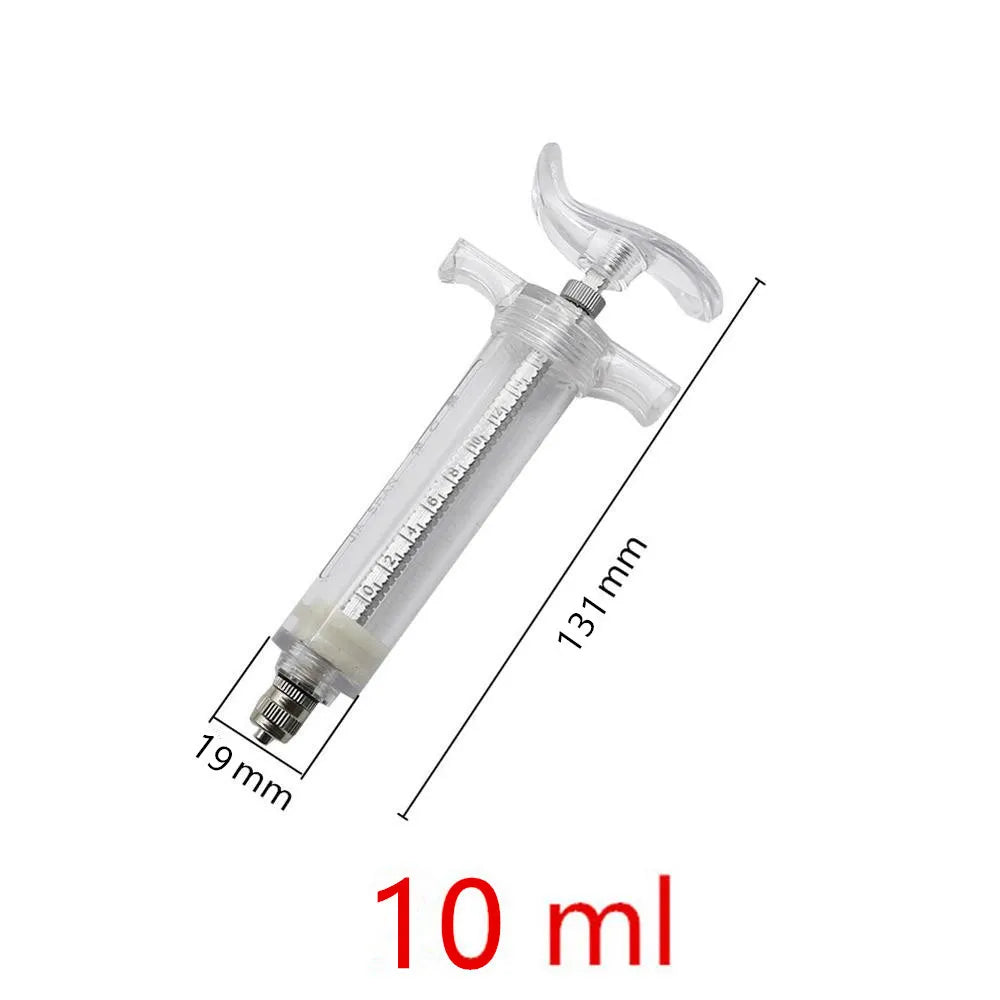 7 Pcs/Lot 10ml/20ml/50ml Parrot Feeding Syringe Parrots Bird Feeding Syringe With 6 Pcs Curved Gavage Tubes Bird Feeding Tool