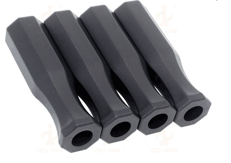 8 Pcs Soccer Table Handle Grip Fussball Table Football Rubber Handle Grip Replacment Part Tables Foosball Accessories Black