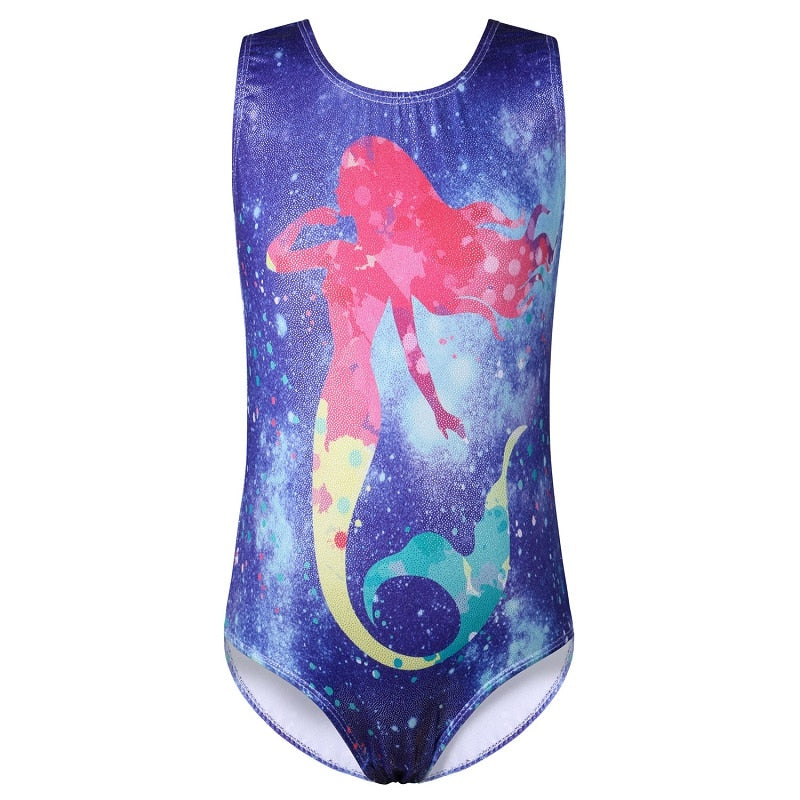 BAOHULU 3-12y Kids Girls Leotards for Gymnastics Sleeveless Novelty Ballet