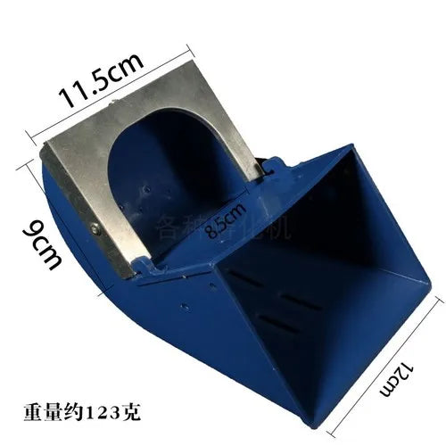 5PCS Rabbit Feeder Box Hopper Rabbit Cage Rex Rabbit Anti Pickling Feed Trough Feeders Automatic Farm