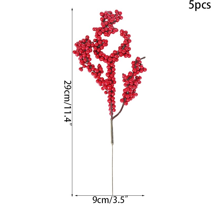 18cm Artificial Pine Branch Ornament Christmas Decoration Christmas Decorative Flower Xmas Decor Christmas Tree Accessories