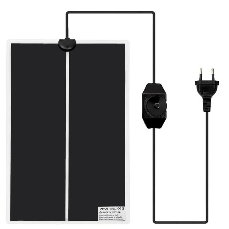 Pet Reptiles Heat Mat Terrarium Climbing Heating Warm Pads 5-45w Adjustable Temperature Controller Mats Small Heater