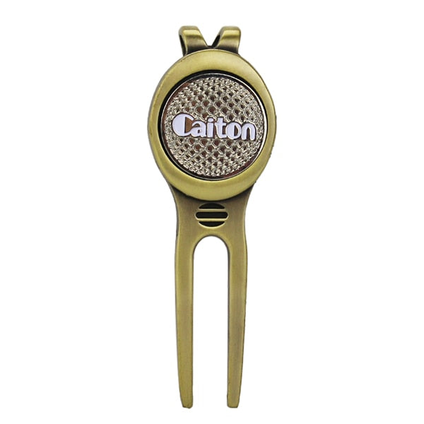 1 Pcs Golf Repair Tool Golf Divot Repair Tool Magnet With Golf Marker Key Chain Liner Clip Drop Shiping
