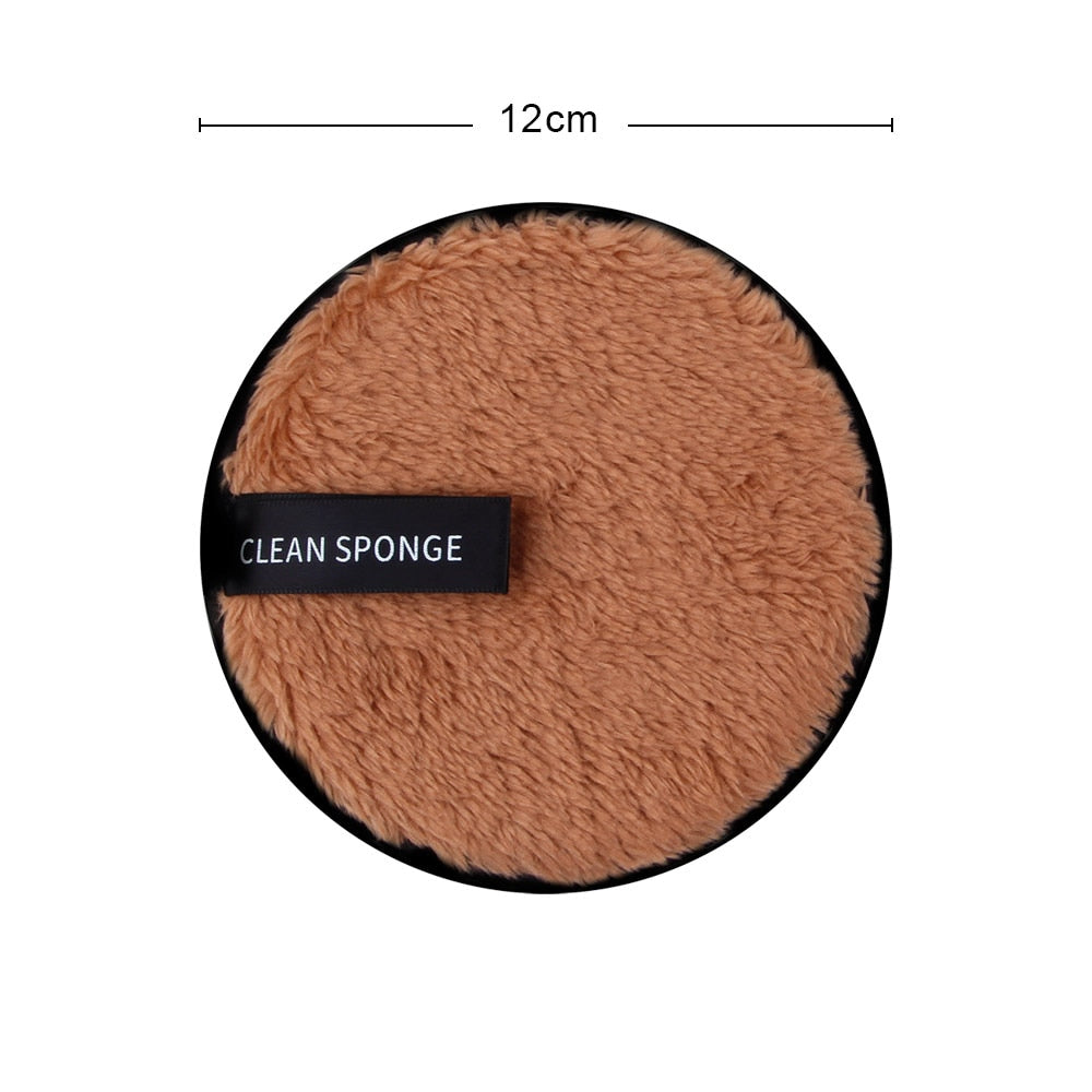 Makeup Remover Puff Reusable Make-Up Pads Washable Cleansing Cotton Microfiber Cloth Pad Skin Care Nail Art Cleaning Wipe Tools