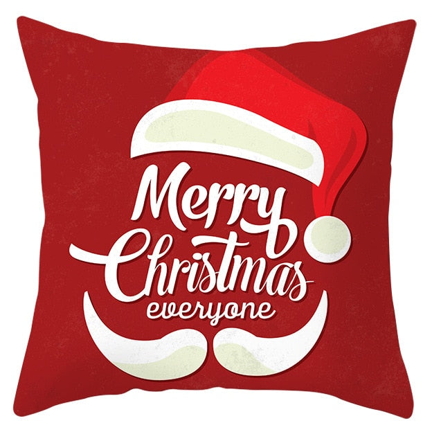 45x45cm Santa Claus Christmas Pillowcase Merry Christmas Decor for Home Christmas Ornament Xmas