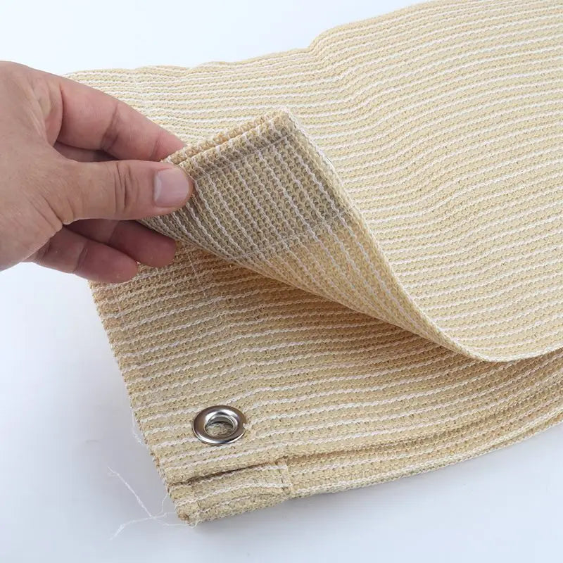 Beige Sun Shade Sail Home Garden Awnings Outdoor Protection Covers Sun Shelter Canopy Square Patio Glass House Customized Size