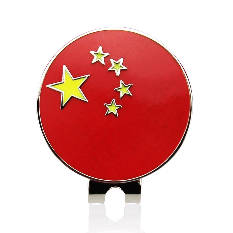 1.18 Inch Golf Ball Mark W Magnetic Golf Hat Clip Mark Golf Ball Position 24 Kinds for Choice Golf Marker