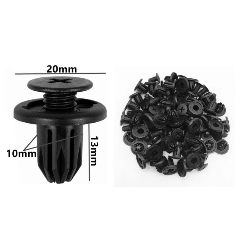 20Pcs 6mm 7mm 8mm 9mm 10mm 5mm Screw Plastic Fastener Bumper Fender Clip Buckle for Audi Toyota VW Buick Honda Renault Nissan