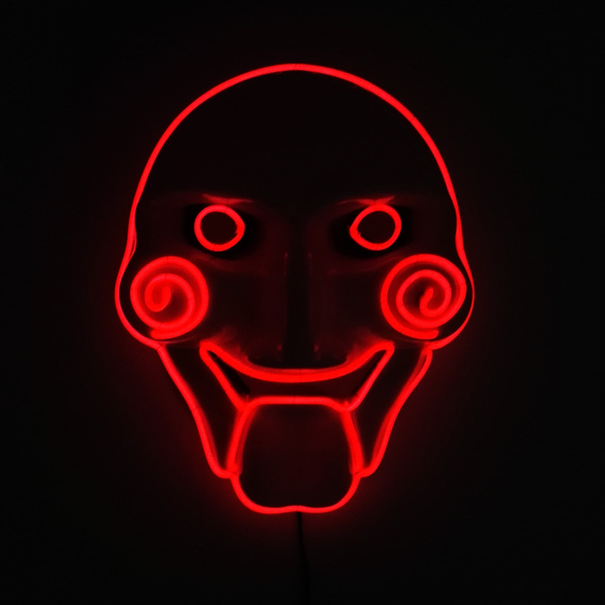 Halloween Carnival Party Costume Decoration Luminous LED Mask Halloween Mask LED Maske Light Up Party Masks for Glow Party