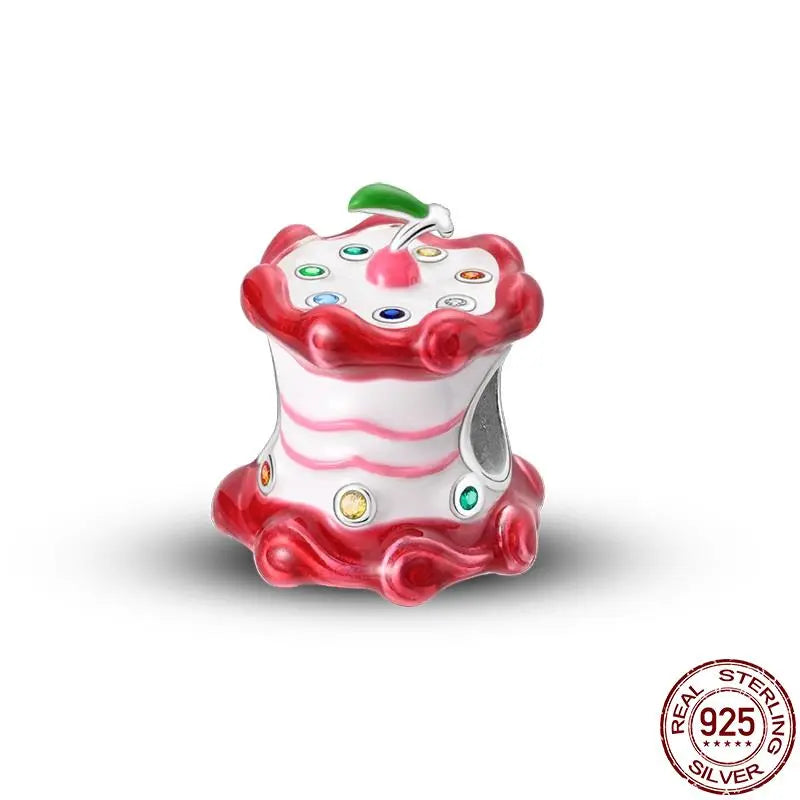 Christmas Plata De Ley 925 New in Red Socks Santa Charm Christmas Tree Beads for Pandora 925 Bracelet Necklace Christmas Jewelry