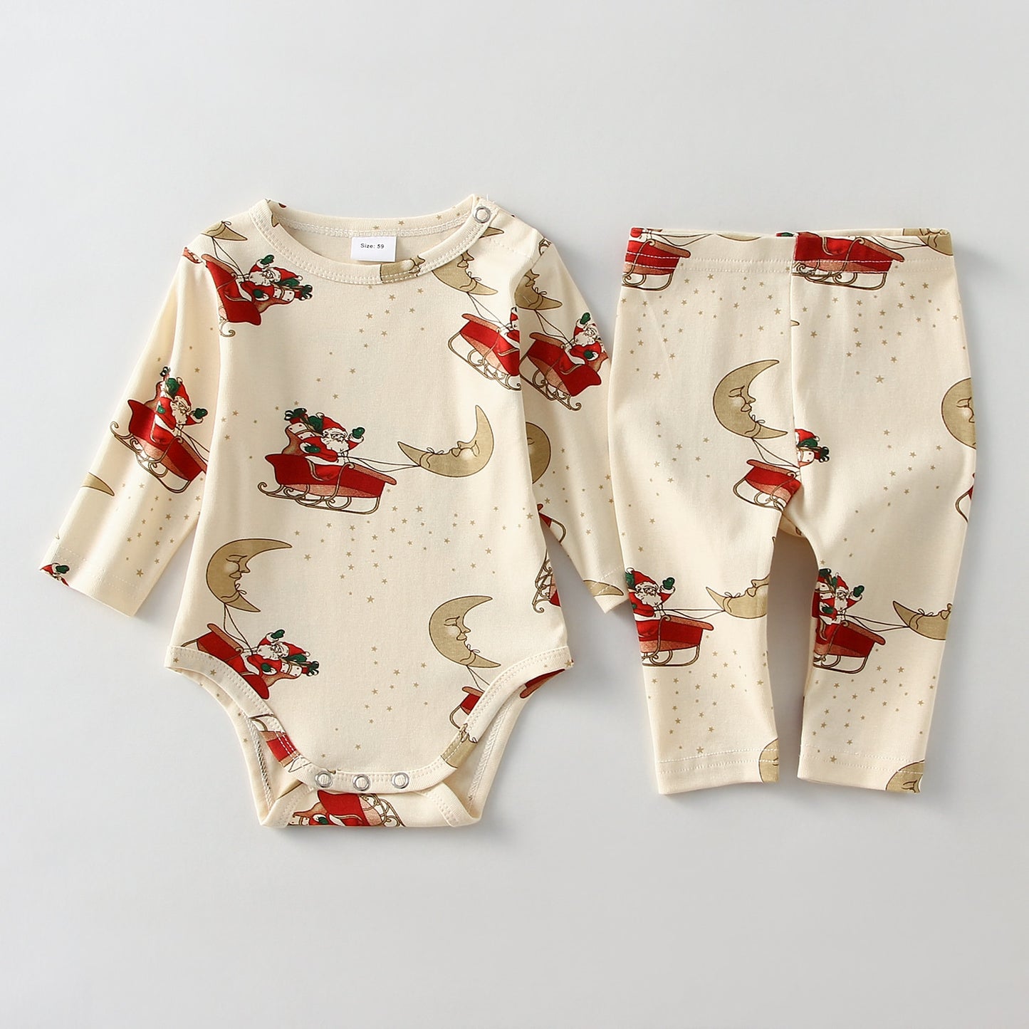 Christmas Kids Pajamas Set for Boys and Girls Cotton Children Autumn Homewear Cl