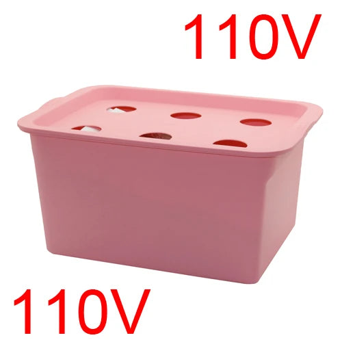 220v/110v Plants Site Hydroponic Systems 6 Holes Nursery Pots Soilless Vegetables Cultivation Seedling Growing Box With Air Pump