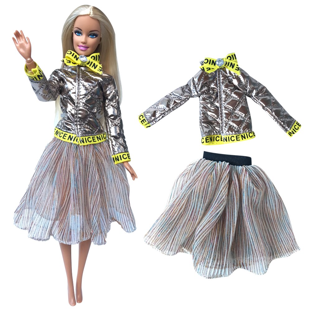 NK 1x Doll Ballet Dress for Barbie Doll Fashion Party Skirt Dollhouse Dancing Clothes for 1/6 BJD FR Doll Accessories Toys JJ