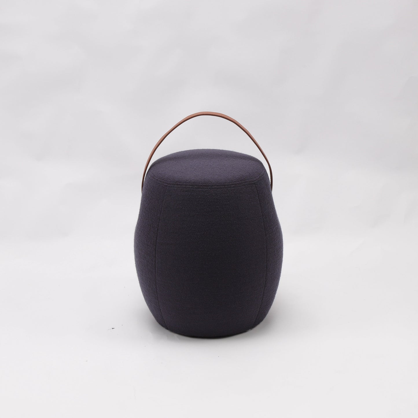 Kiley Handmade Pouf/Stool - Darkish