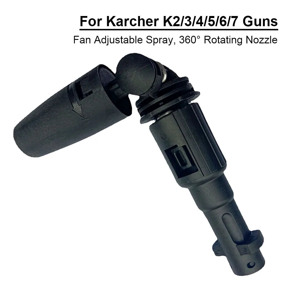 Pressure Washer Gun Adapter for Karcher K Series to 1/4'' Inch Quick Connect Fitting With Power Washer Spray Nozzle Tips