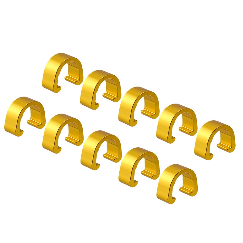 MUQZI 10Pcs MTB Bike Bicycle Frame U Buckle for Brake Cable Housing Hose Tube Shifter Cable Guides Button Fixed Tubing Clips