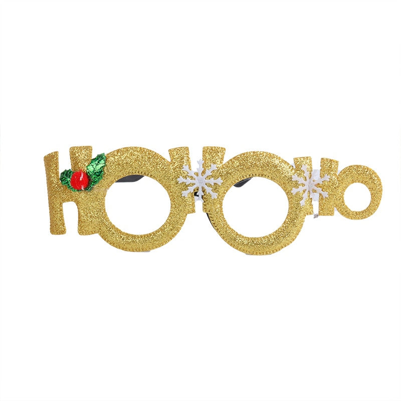 Christmas Decorations 2024 Christmas Glasses Frame Kids Santa Snowman Glasses Christmas Xmas Decor 2024 New Year Noel
