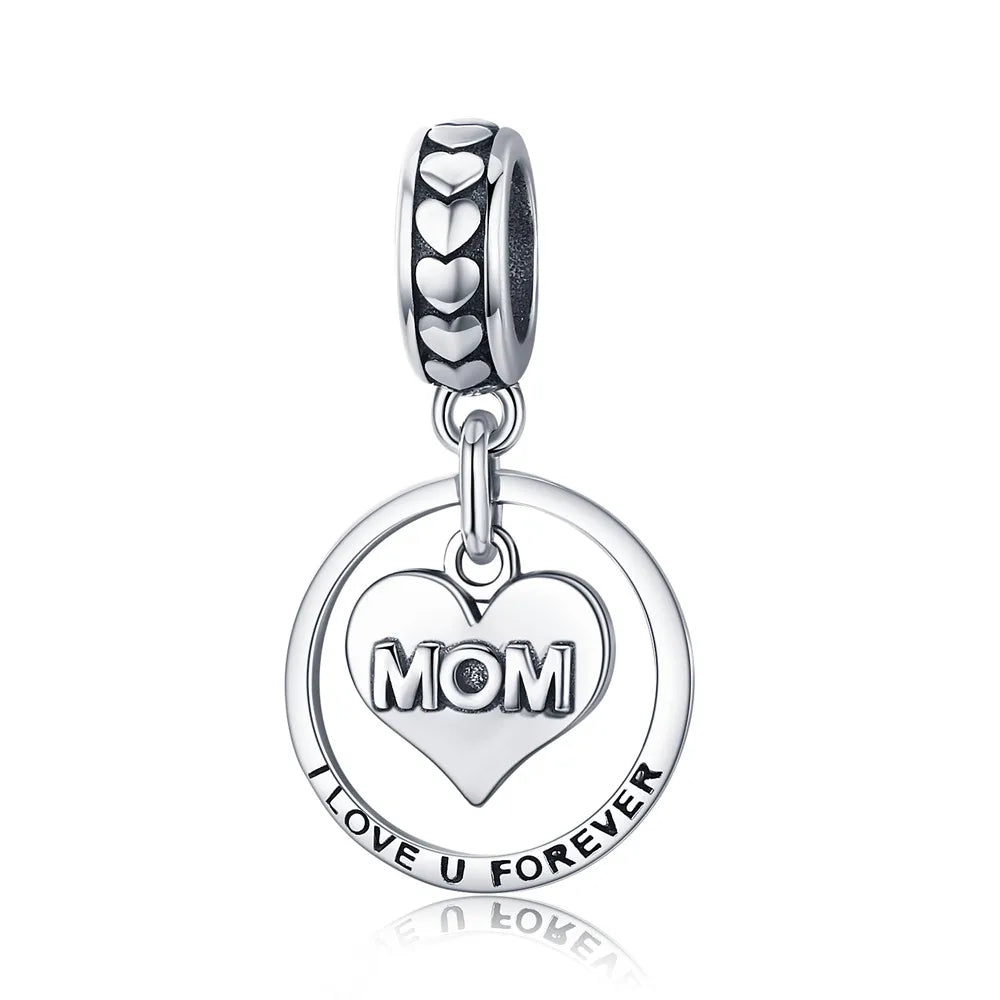 WOSTU 925 Sterling Silver Bee Dreamcatcher Wings Bead Charm Pendant Fit Original Bracelet Bangle Women DIY Fine Jewelry
