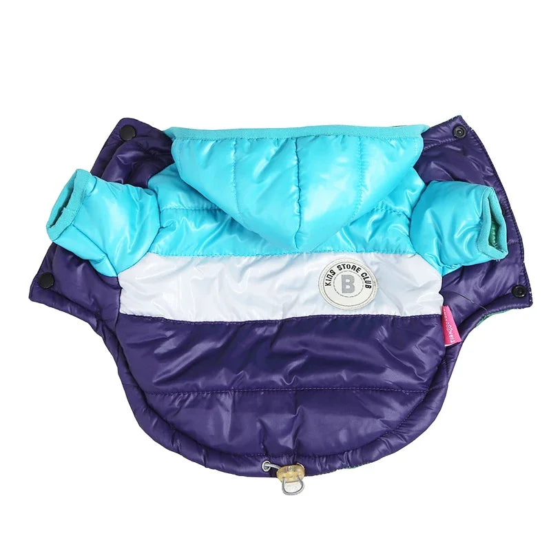 Autumn Winter Pet Clothes for Dogs Waterproof Hooded Dog Coat Jacket Warm Puppy Pet Clothing Chihuahua French Bulldog Clothes