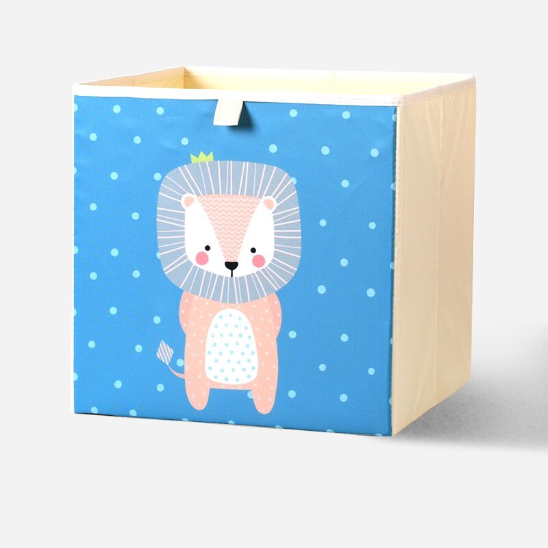 2020 Cartoon Toy Storage Box Folding Storage Bins Wardrobe Drawer Organizer Clothes Storage Basket Kids Toys Organizer