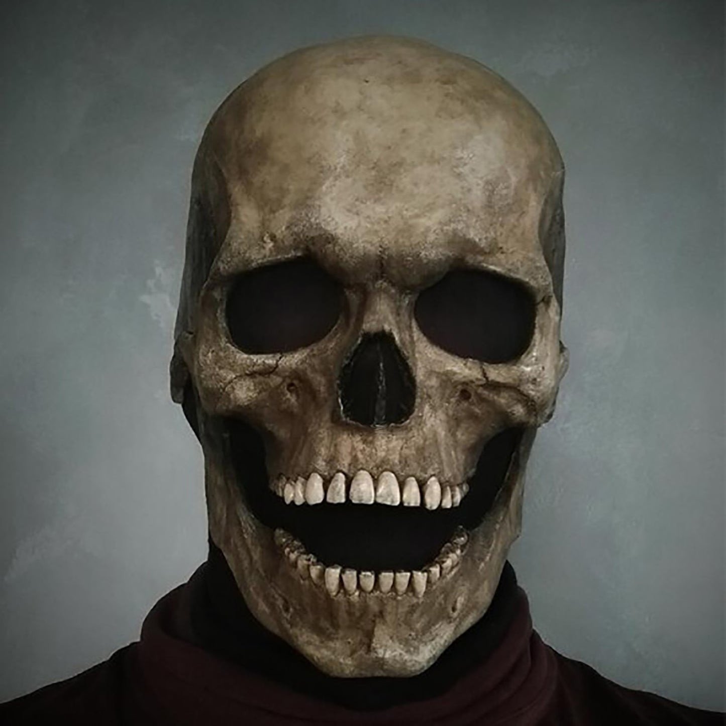 Halloween Mask Movable Jaw Full Head Skull Mask Halloween Decoration Horror Scary Mask Cosplay Party Decor 2023 Skull Helmet