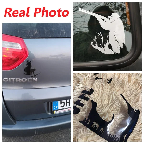 Hunter Car Stickers Hunting Adventure Decal for Auto Body Cars Head Engine Cover Windows Decoration Wrap Vinyl