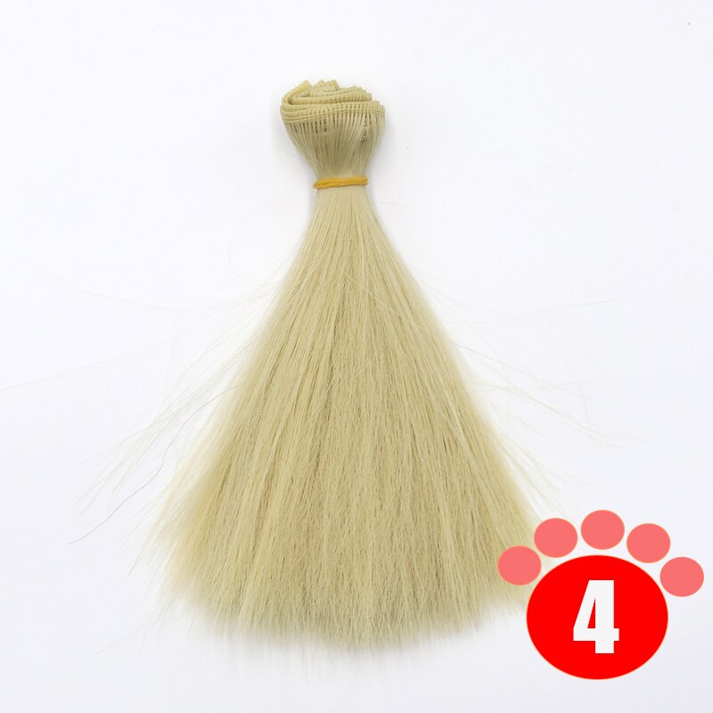 Msiredoll Bjd Wig 15*100CM or 20*100CM or 25*100CM Doll Hair for 1/3 1/4 1/6 Straight Hair Doll Hair Bjd Wig Diy
