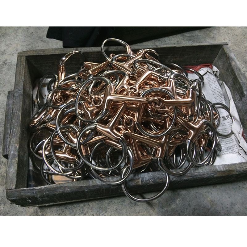 Stainless Steel Eggbutt Bit Horse Product Copper Jointed Mouth