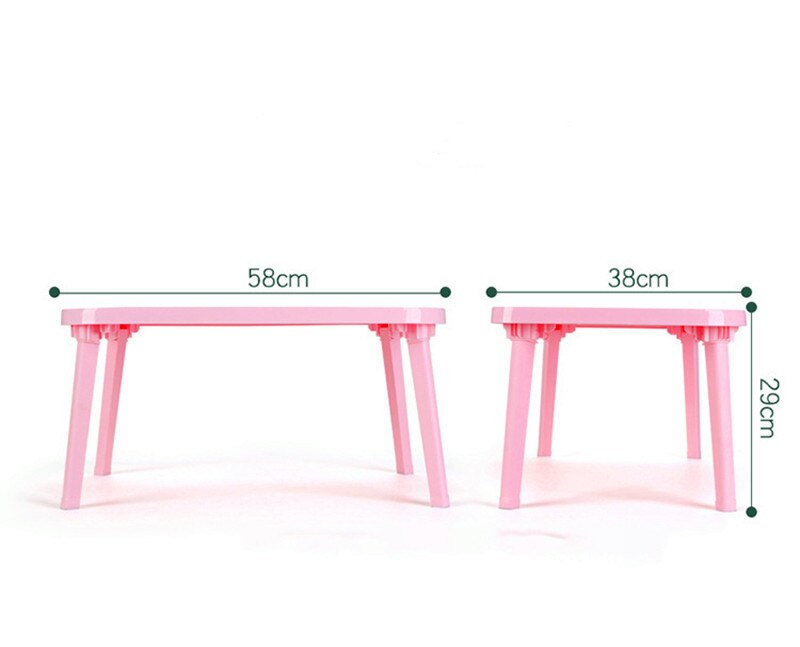 Folding Laptop Table Notebook Desk Breakfast Serving Bed Trays Adjustable Foldable With Flip Top and Legs Computer Desk Stand