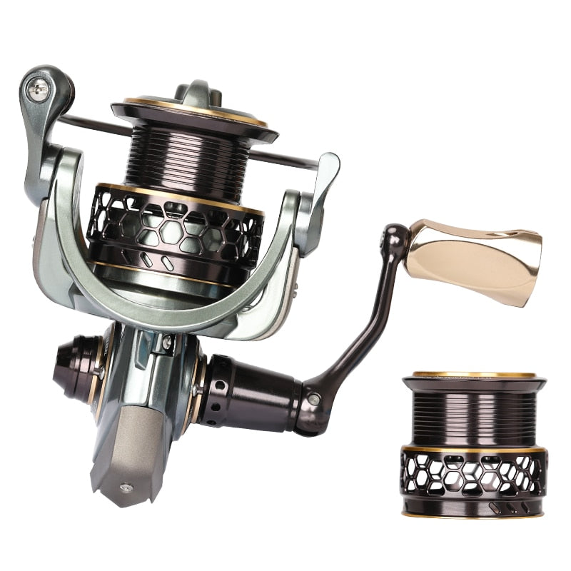 TSURINOYA 2 Spool Spinning Fishing Reel JAGUAR 1000 2000 3000 185G 6KG Max Carbon Drag Carp Saltwater Reel Bass Pike Wheel