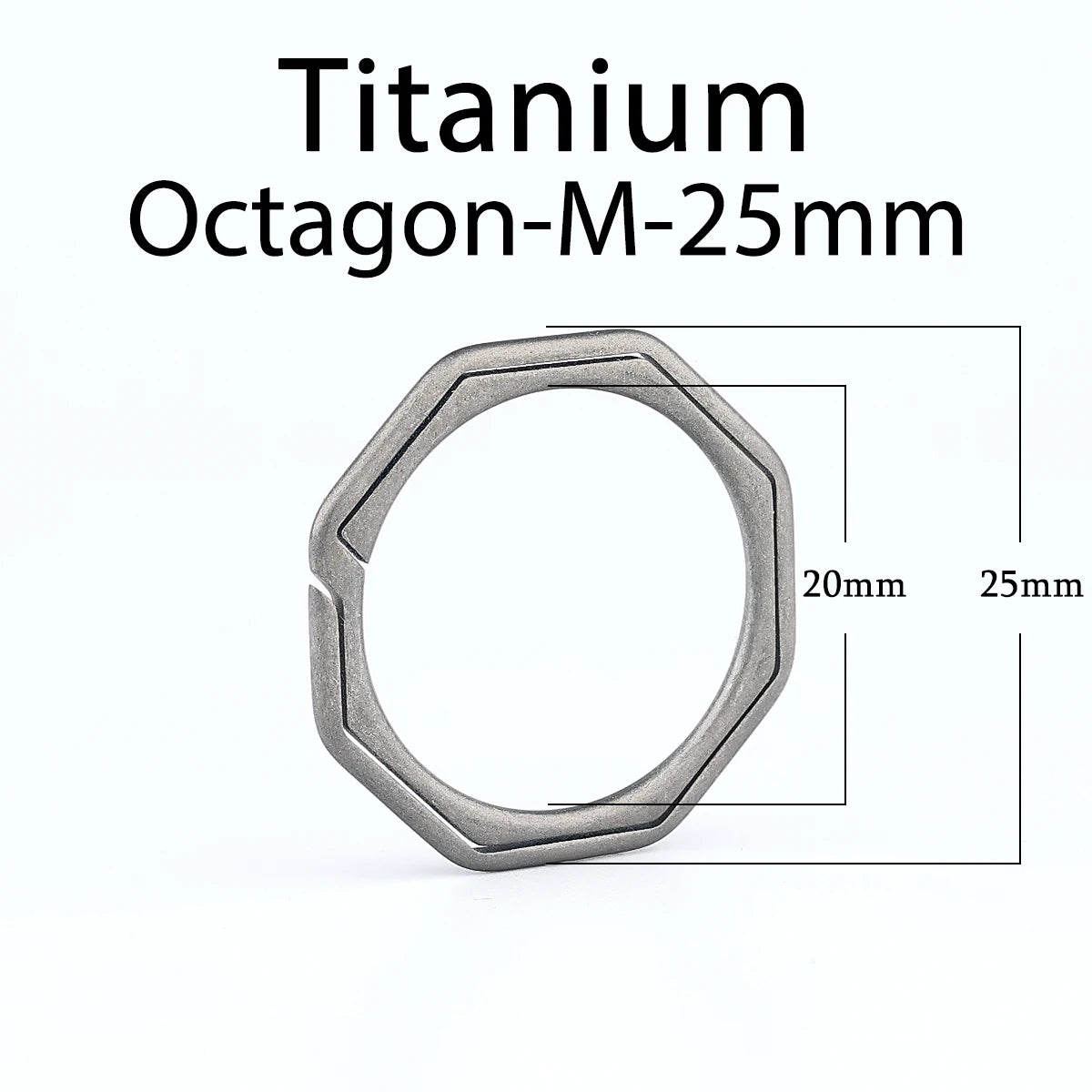 Real Titanium Keyring Super Lightweight Keychain Hanging Buckle for Car Key Ring Holder Quickdraw Tool Creative Accessories