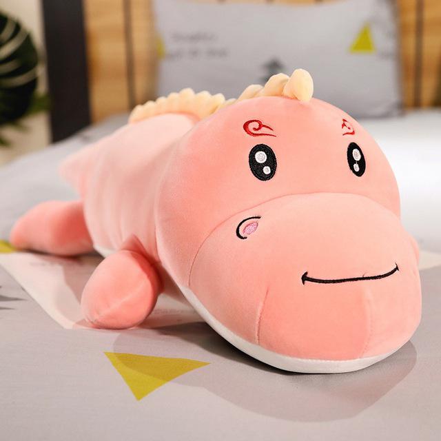 New Big Size Long Lovely Dinosaur Plush Toy Soft Cartoon Animal Dinosaur Stuffed Doll Boyfriend Pillow Kids Girl Birthday