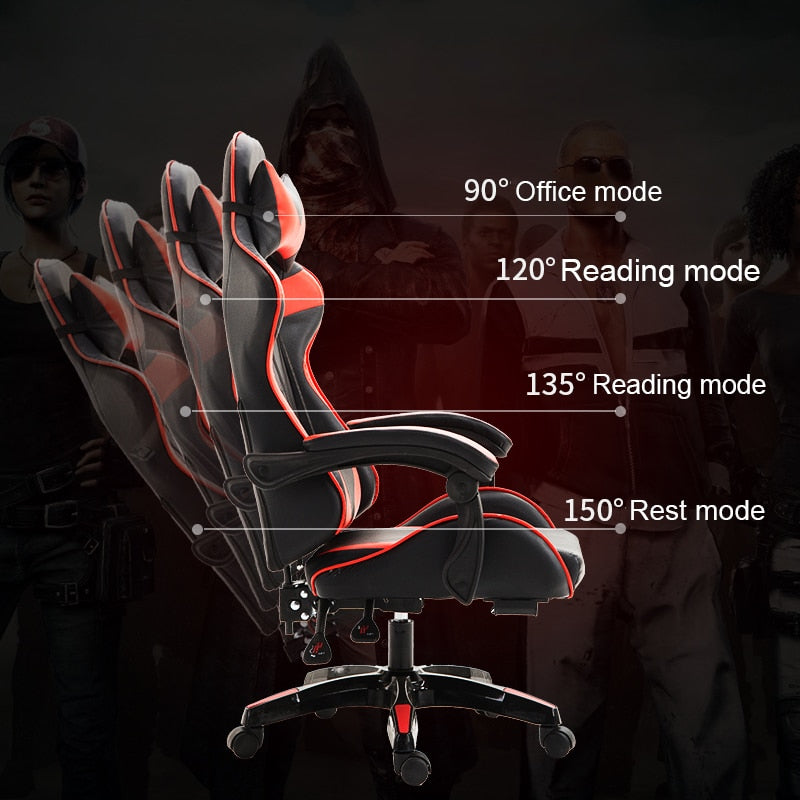 High Quality Gaming Chair Boss Chairs Ergonomic Computer Game Chairs for Internet Household Adjustable Reclining Lounge Chair