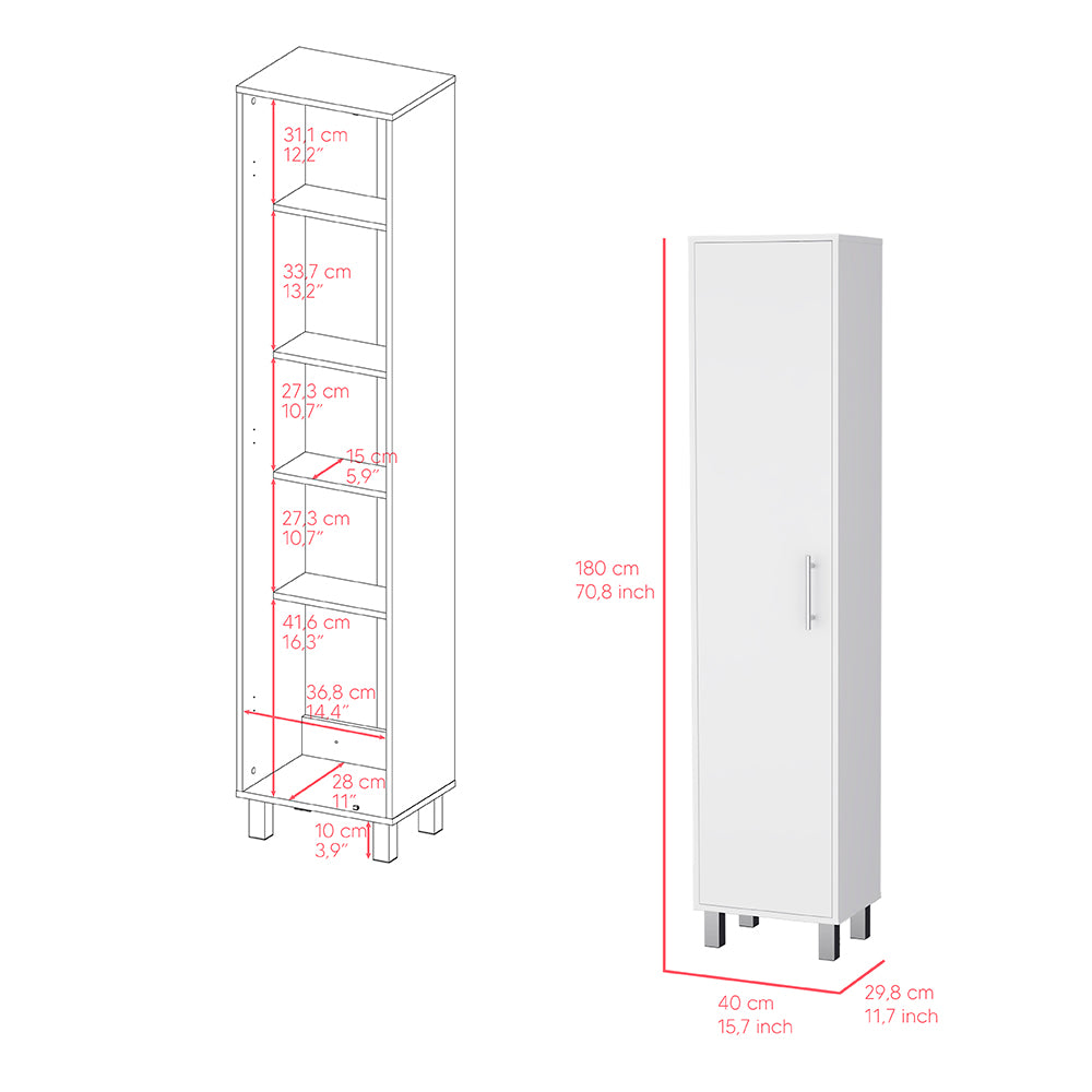 Cabinet Storage, Buccan, White