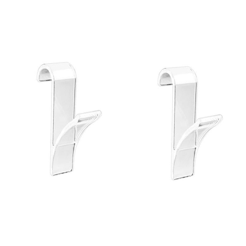 Kitchen Bathroom Hanger Clips Storage Racks White Clear Hanger Heated Towel Radi