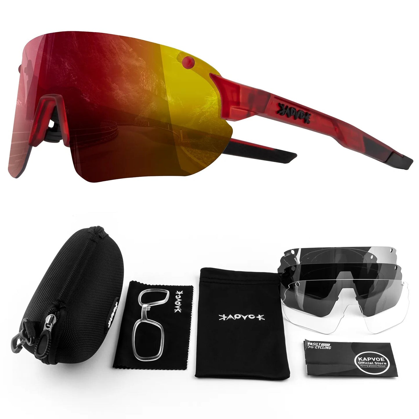 Photochromic Sports Men Sunglasses Road Cycling Glasses Mountain Bike Bicycle Riding Protection Goggles Eyewear Sport Sunglasses