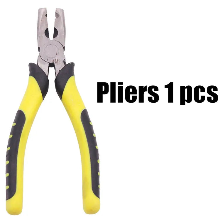 Chicken Quail Bird Rabbit Pet Cage Installation and Repair Tool Catch the Clamp Pliers Bayonet Nail 300 Nails 1 Pliers