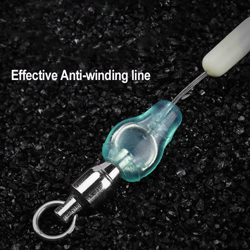 JIGEECARP 10/30/50pcs Anti-Winding Carp Fishing Bean for Big Object Fish Float Stopper Line Bean Bobber Rig Fishing Accessories