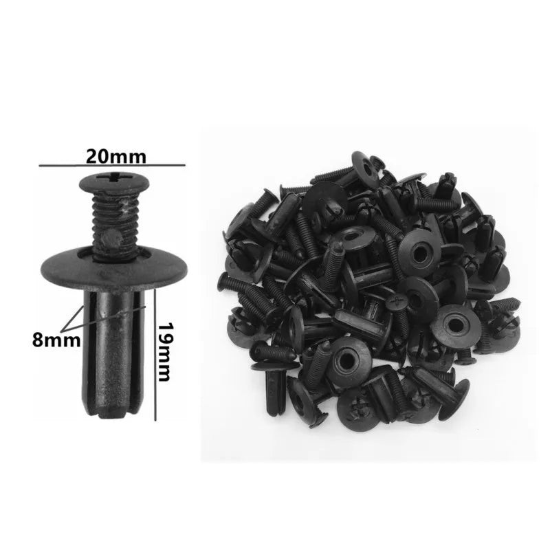 20Pcs 6mm 7mm 8mm 9mm 10mm 5mm Screw Plastic Fastener Bumper Fender Clip Buckle for Audi Toyota VW Buick Honda Renault Nissan