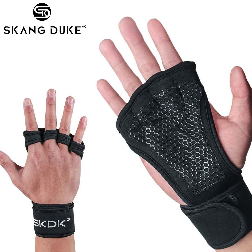 Weight Lifting Gloves Training Gym Grips Fitness Glove Women Men Crossfit Bodybuilding Gymnastics Wristbands Hand Palm Protector