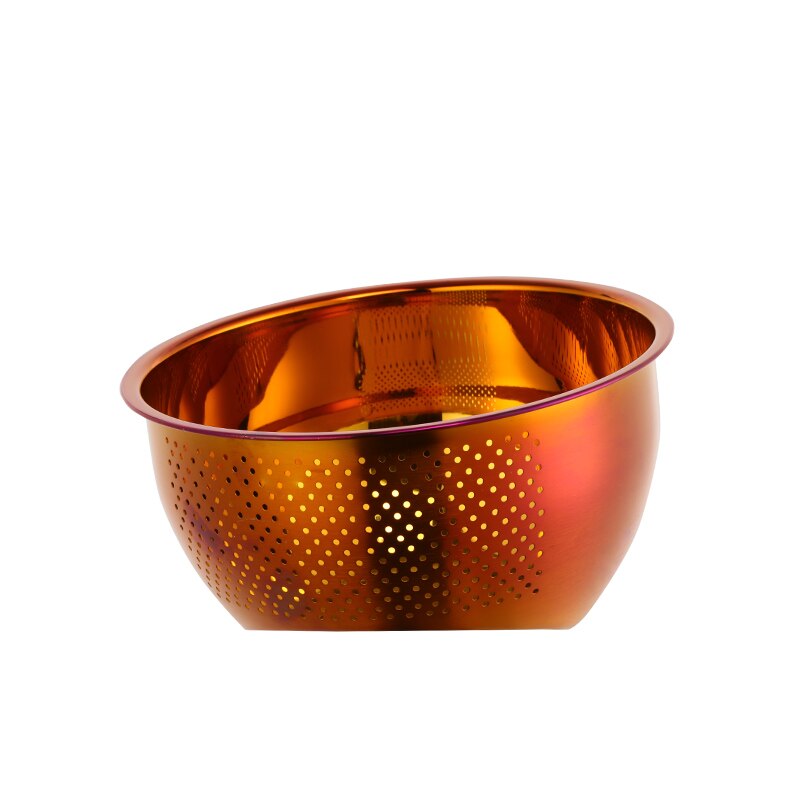 Stainless Steel Drain Basket Bowl Washing Kitchen Strainer Noodles Vegetables Kitchen Utensils Beans Sieve Fruit Cleaning Tools