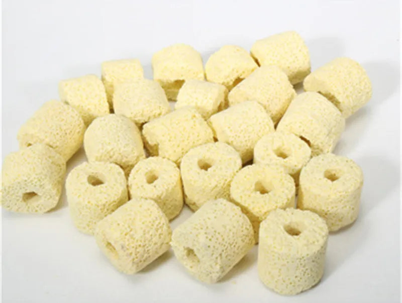 Aquarium Filter Media Activated Carbon Ceramic Rings Fish Tank Bio Balls Clean Water Filter Material Aquarium Accessories