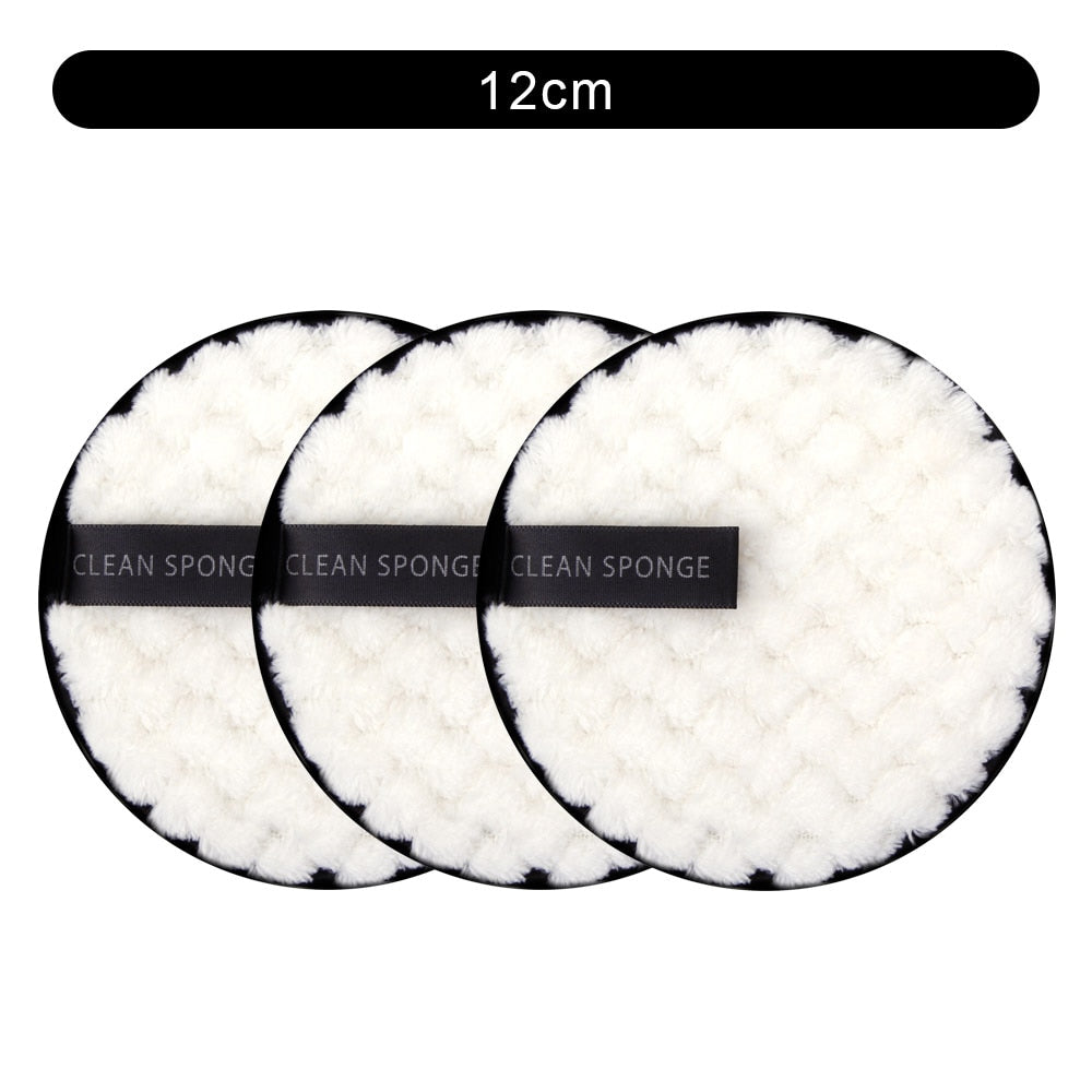 Makeup Remover Puff Reusable Make-Up Pads Washable Cleansing Cotton Microfiber Cloth Pad Skin Care Nail Art Cleaning Wipe Tools
