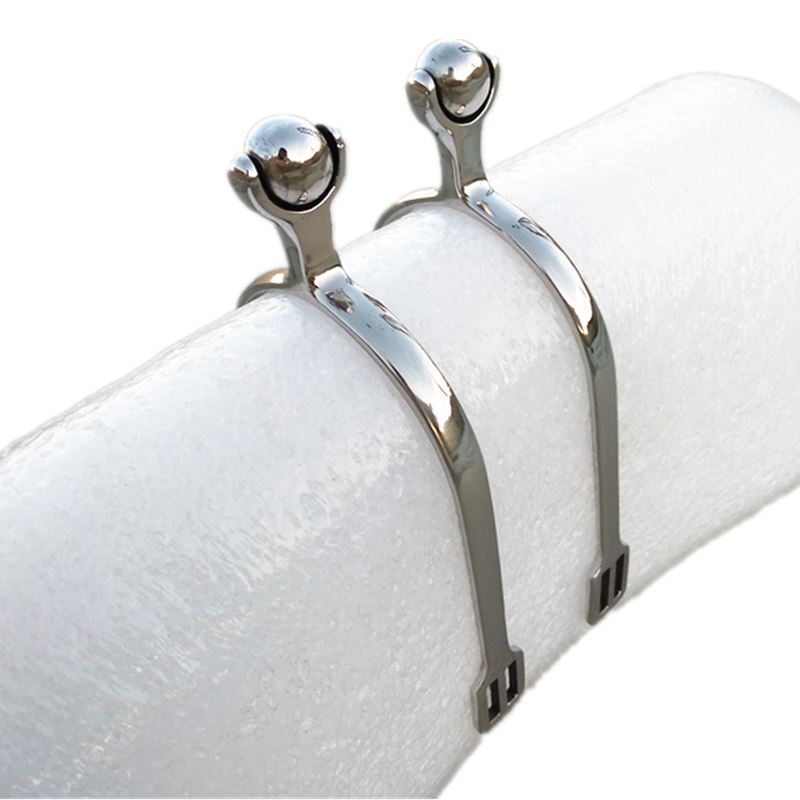 Roller Ball Spurs Horse Smooth 30mm Neck Stainless Steel Horse Riding Soft Gentle Spur