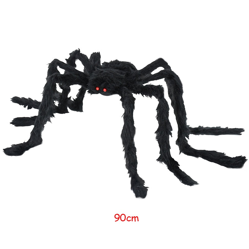 Black White Halloween Spider Web Giant Stretchy Cobweb for Home Bar Haunted House Scary Props Horror Halloween Party Decorations