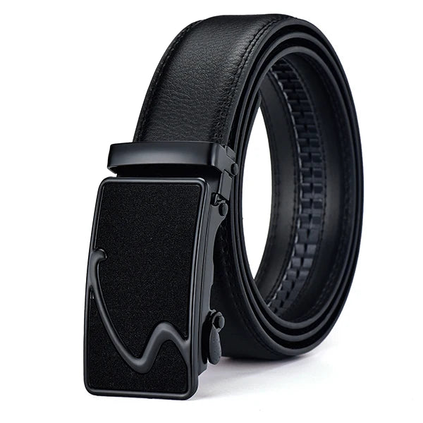 Leather Belts for Men Automatic Male Belts Cummerbunds Leather Belt Men Black Belts Cinturon Hombre