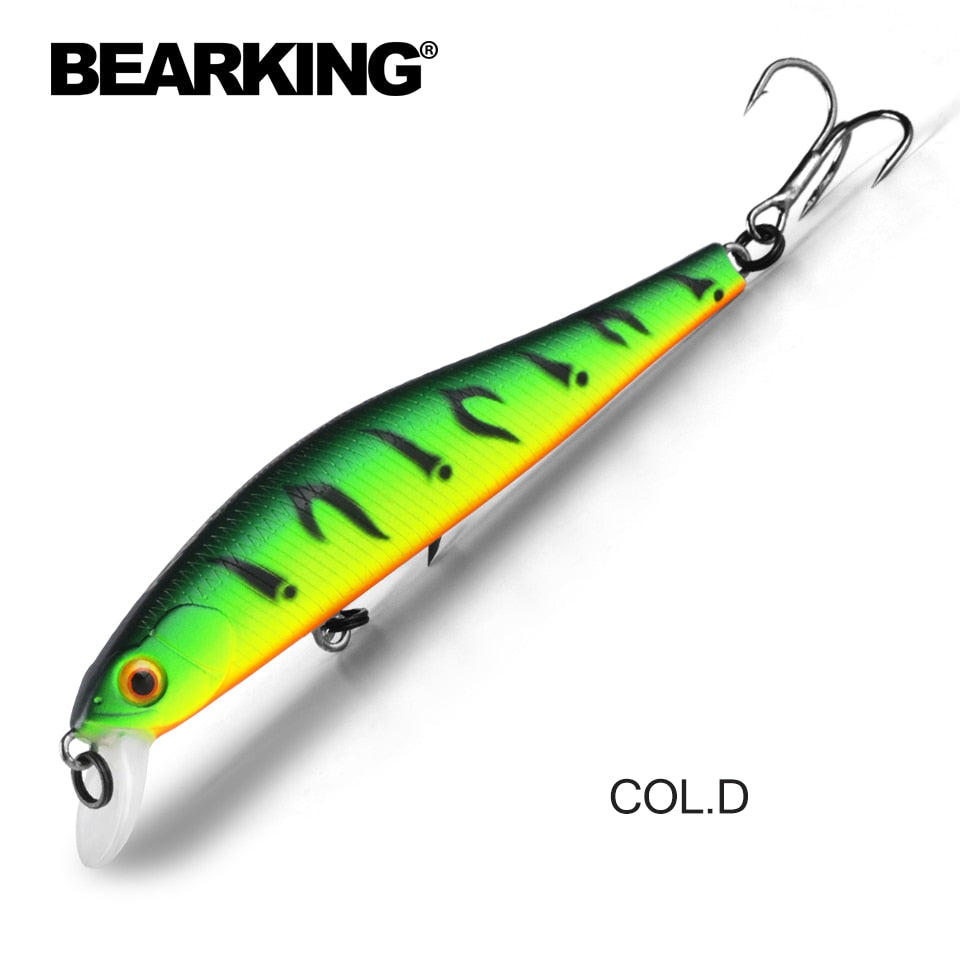 BEARKING 9cm 10g Hot Fishing Gear Shone SP Lures Minnow Crank ,Tungsten Magnet Weight System Wobbler Bait Isca Artificial