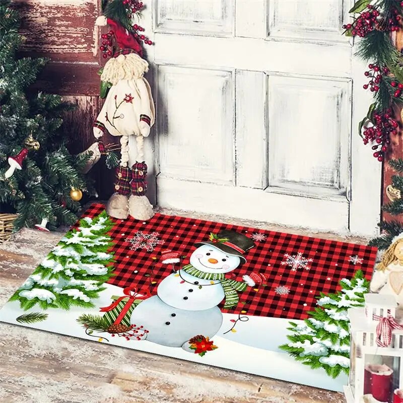 Waterproof Christmas Dining Tablecloth / Xmas Dining Chair Covers Christma