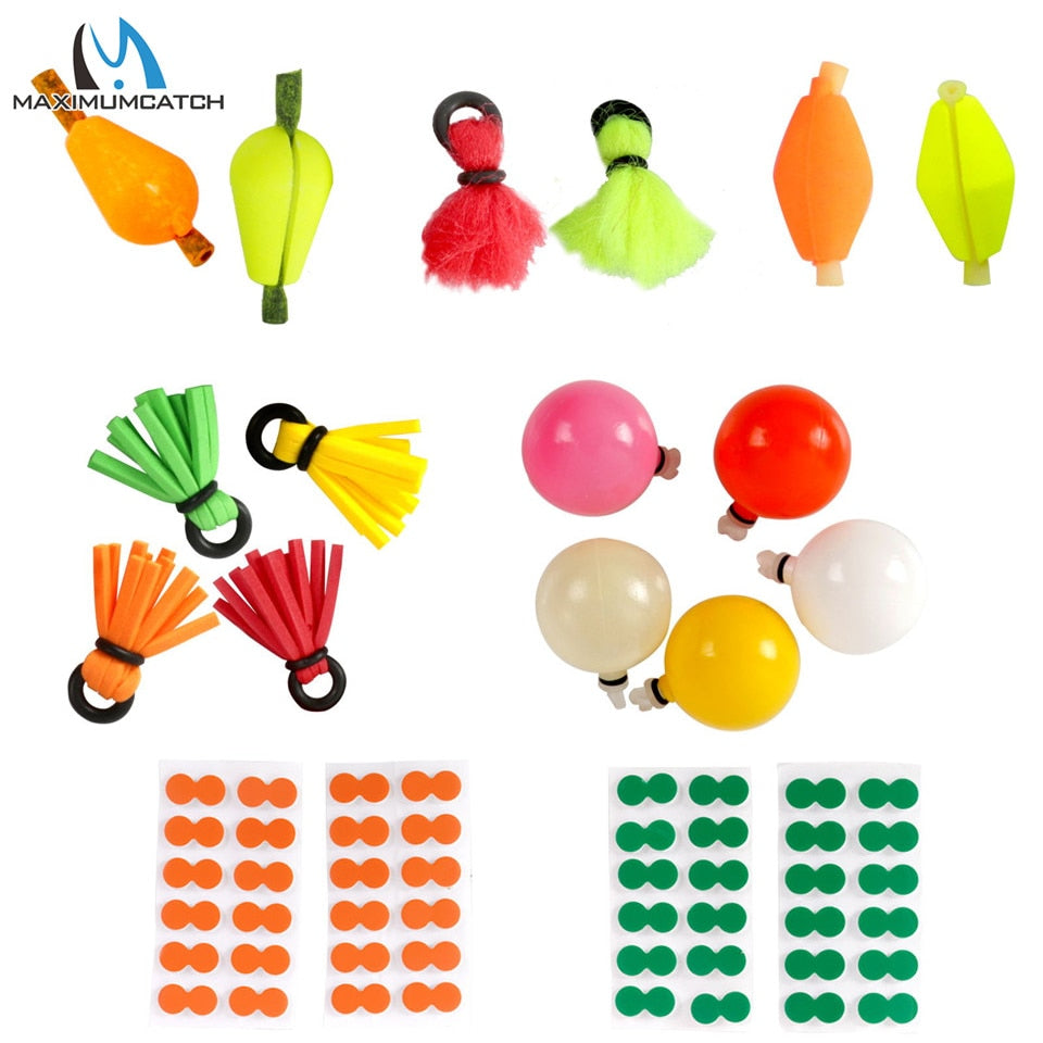 Maximumcatch Self-Adhesive Float Foam/Plastic Stick on/Tear Drop/Bobber/Tube Strike Indicator Fly Fishing Accessory